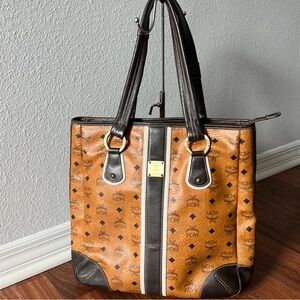 MCM Cognac Tote